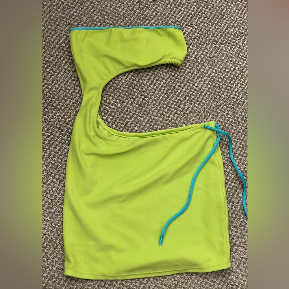 Frankies Bikinis Renee Terry Strapless Tube Dress